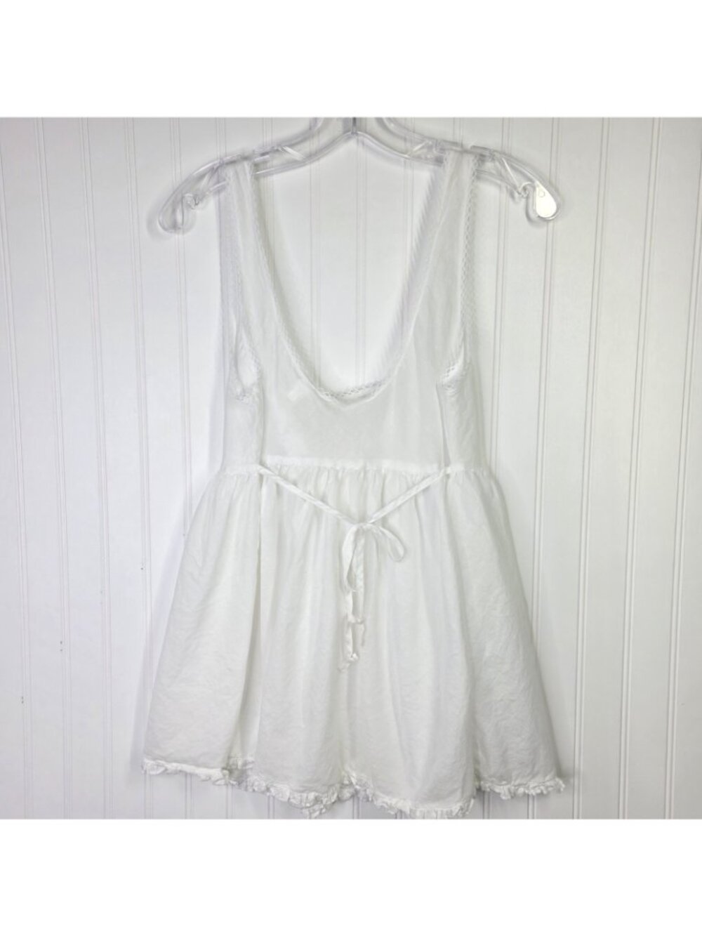 Victorias Secret Vintage Country Top Small White Camisole Milkmaid Cottage Y2K - Picture 8 of 11